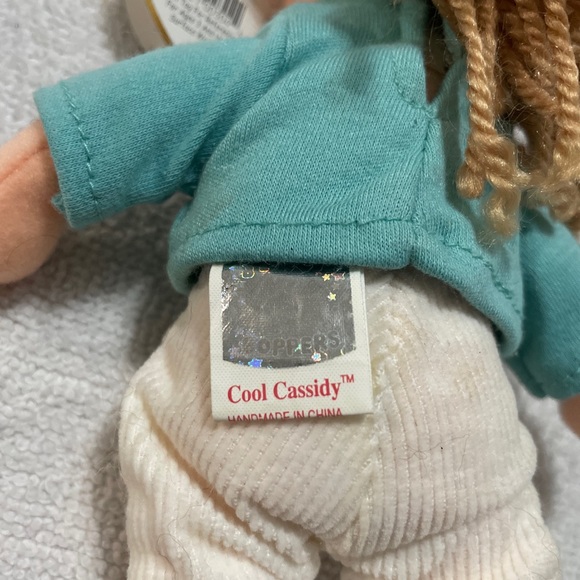 Ty Teenie Beanie Boppers Doll Cool Cassidy With Tags Stuffed Doll 8 Inch - Picture 7 of 7